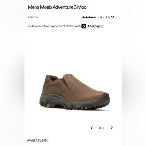 Merrell Men’s Moab Waterproof Slip-on
